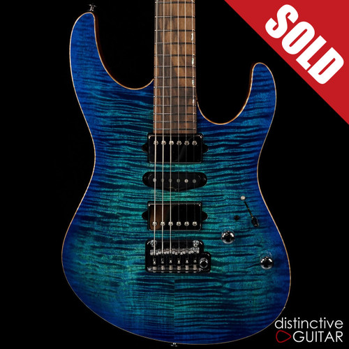 Suhr Modern Custom Aqua Blue Burst JS9H7U